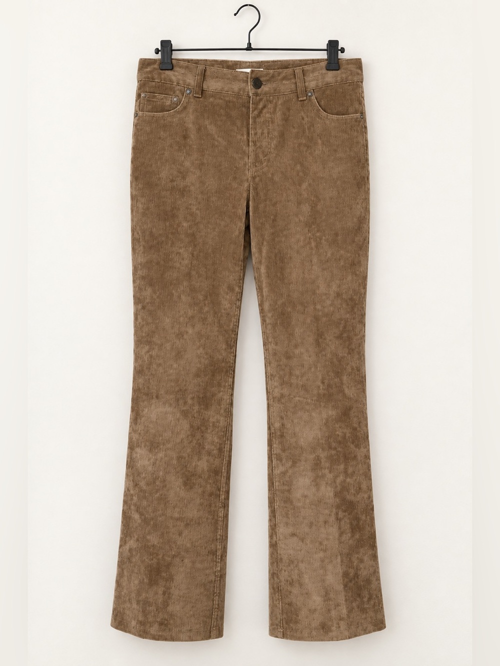 Christopher & Banks Beige Tan Thin Wale Corduroy Dress Pants EUC 8 Tall #2410